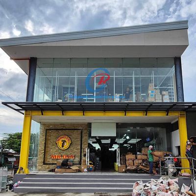 Xây dựng thép nhiều tầng cho kho công nghiệp