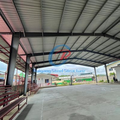 Tòa nhà cấu trúc thép sân bóng rổ, sân badminton