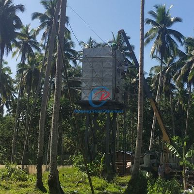 Tháp bể nước thép Prefab Tháp nước thép bền cao