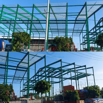 Q355 Q235 Q355B Q235B Tòa nhà thép được thiết kế sẵn với cách điện tuyệt vời