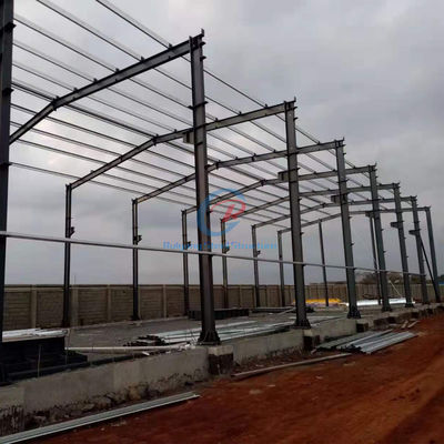 Cấu trúc PEB hạng nhẹ Kho dự bị xây dựng cấu trúc thép