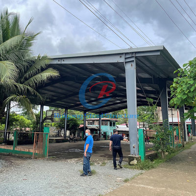 Thép tùy chỉnh sân bóng rổ Tòa nhà kim loại Xây dựng sẵn thép lưu trữ cầm tay