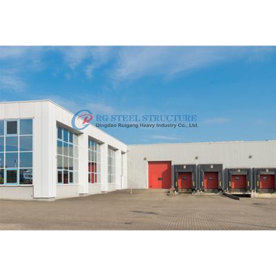 Xưởng xây dựng thép sơn / thép galvanized với hệ thống thông gió mạnh mẽ / kiểm soát khí hậu
