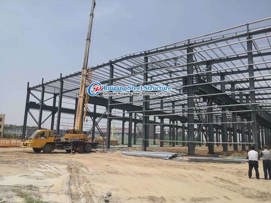 Nhà kho kết cấu thép tùy chỉnh hiện đại / đương đại cho xưởng chứa đồ ngoài trời