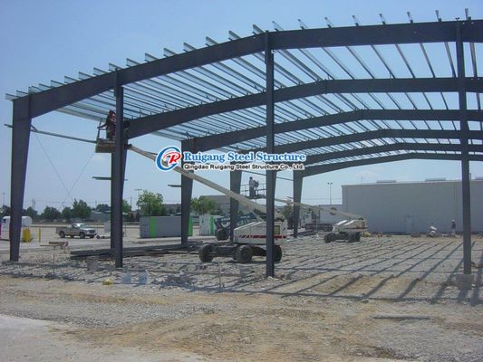 Lớp phủ bột Cấu trúc thép tiền chế Xây dựng bãi đậu xe