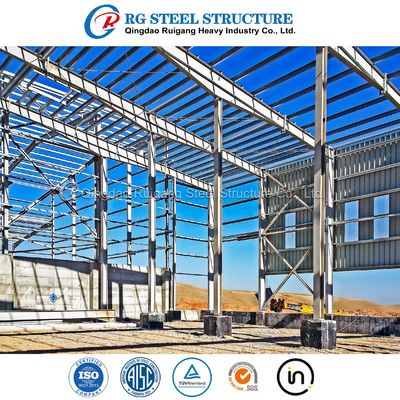 Xây dựng kim loại tiền chế Cấu trúc thép nhẹ Kho hàng văn phòng Để tùy chỉnh