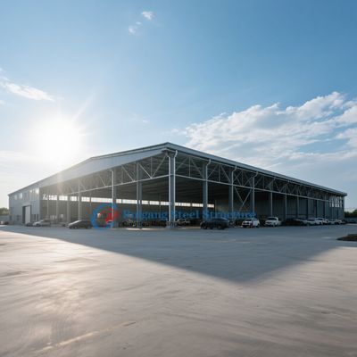 Nhà kho kết cấu thép Q355B cho các cơ sở công nghiệp