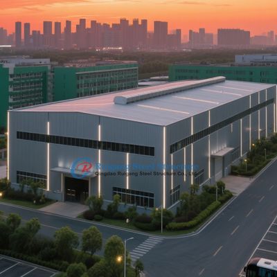 Nhà kho kết cấu thép tùy chỉnh, nhẹ, mạ kẽm, xây dựng tiền chế