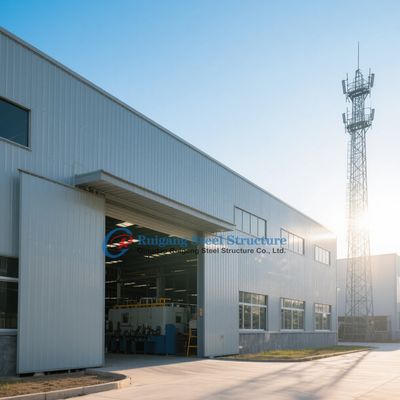Nhà kho kết cấu thép mạ kẽm bền nhẹ với thẩm mỹ đương đại hiện đại