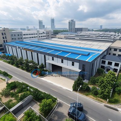 Đèn nhẹ Galvanized hoặc sơn bề mặt kim loại Tòa nhà Prefab Steel cấu trúc kho công nghiệp