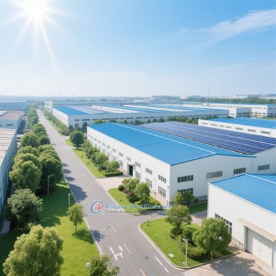 Nhà kho kết cấu thép tùy chỉnh với không gian văn phòng