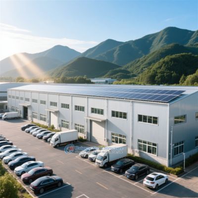 Nhà kho kết cấu thép tùy chỉnh Tiền chế H-Section để lưu trữ