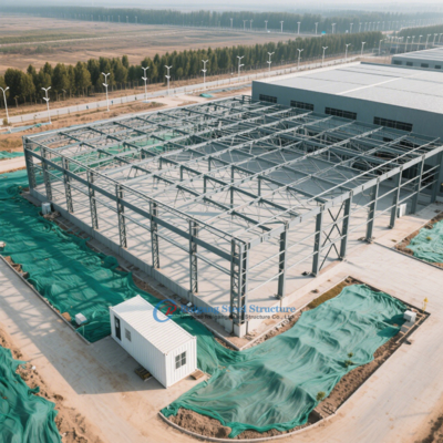 Nhà xưởng kết cấu thép PEB khẩu độ lớn được thiết kế sẵn để sử dụng trong công nghiệp có cần cẩu và thông gió